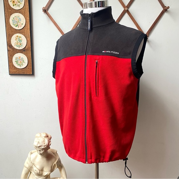 Vintage Tommy Hilfiger Fleece Zip Up Vest - Picture 12 of 16